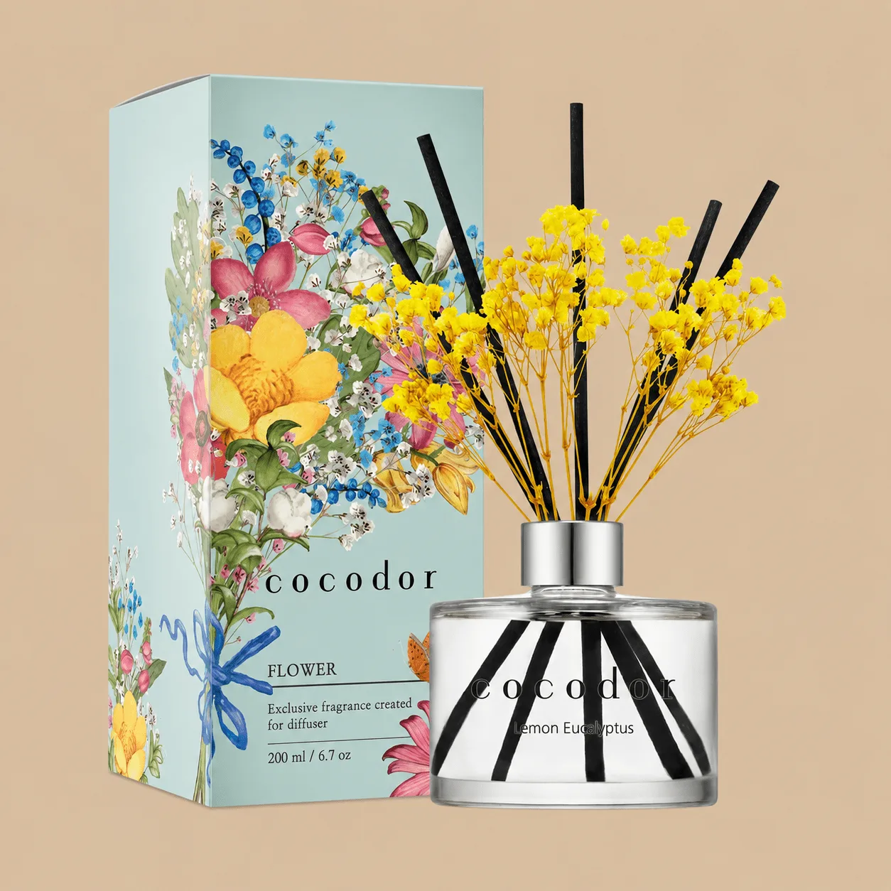 COCODOR Lemon Eucalyptus Reed Diffuser: the shop's own photo
