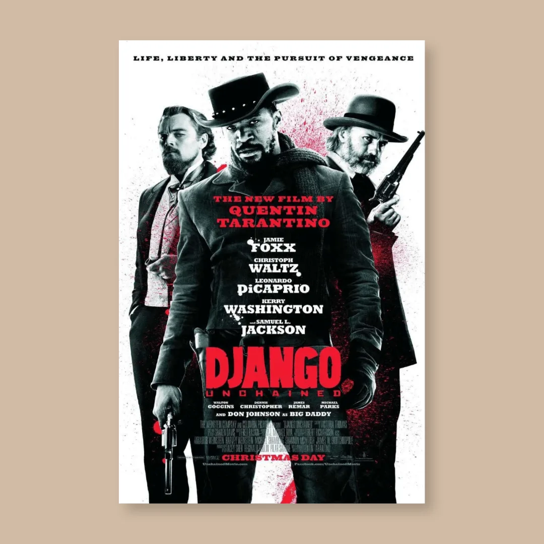 Django Unchained A3 Poster: the shop's own photo