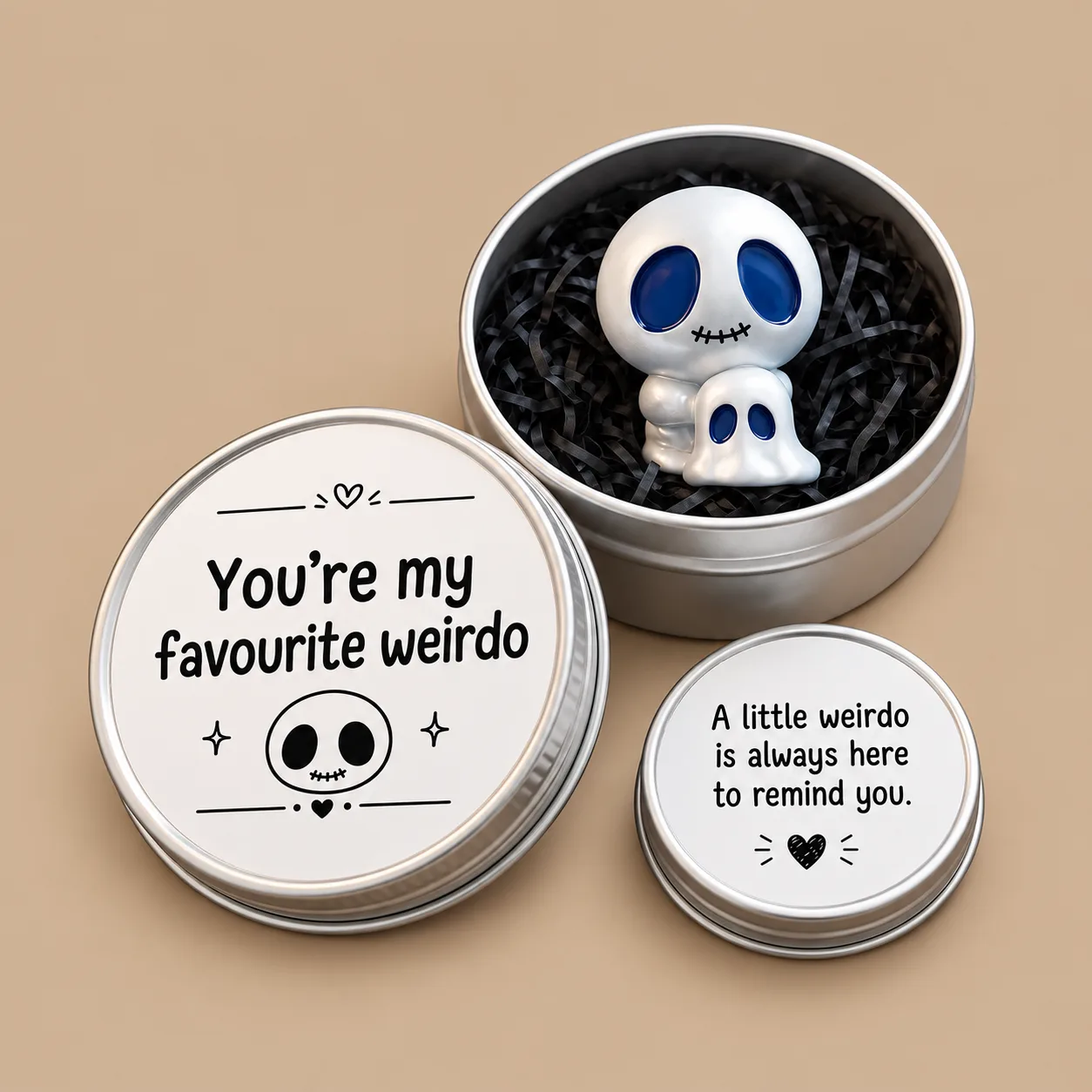 Glow In The Dark Skeleton Figurine: the shop's own photo