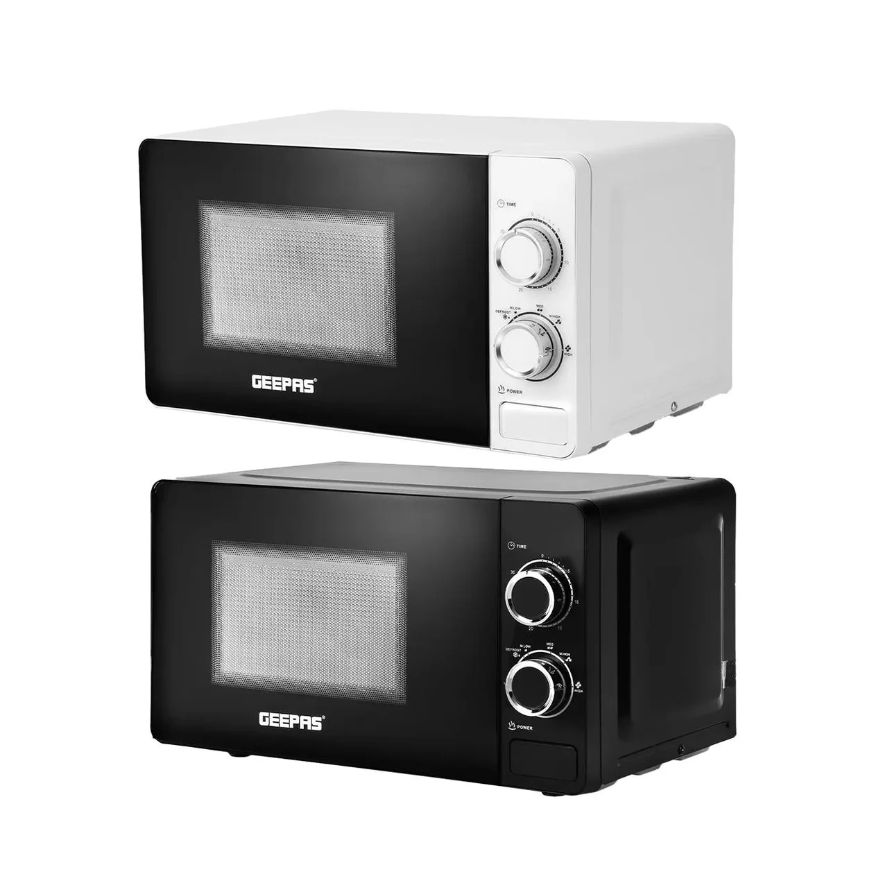 20L White Manual Microwave Oven With 5 Power Levels 700W: the shop's own photo