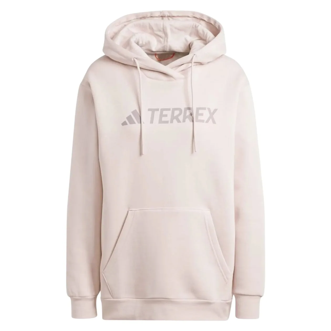 adidas Women's Terrex Multi Large Logo Hoodie - Putty Mauve | Size: XL: the shop's own photo