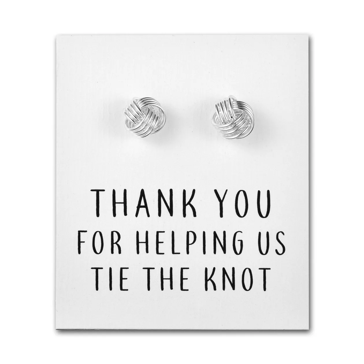 Thank You for Helping us Tie The Knot Wedding Cufflinks: the shop's own photo