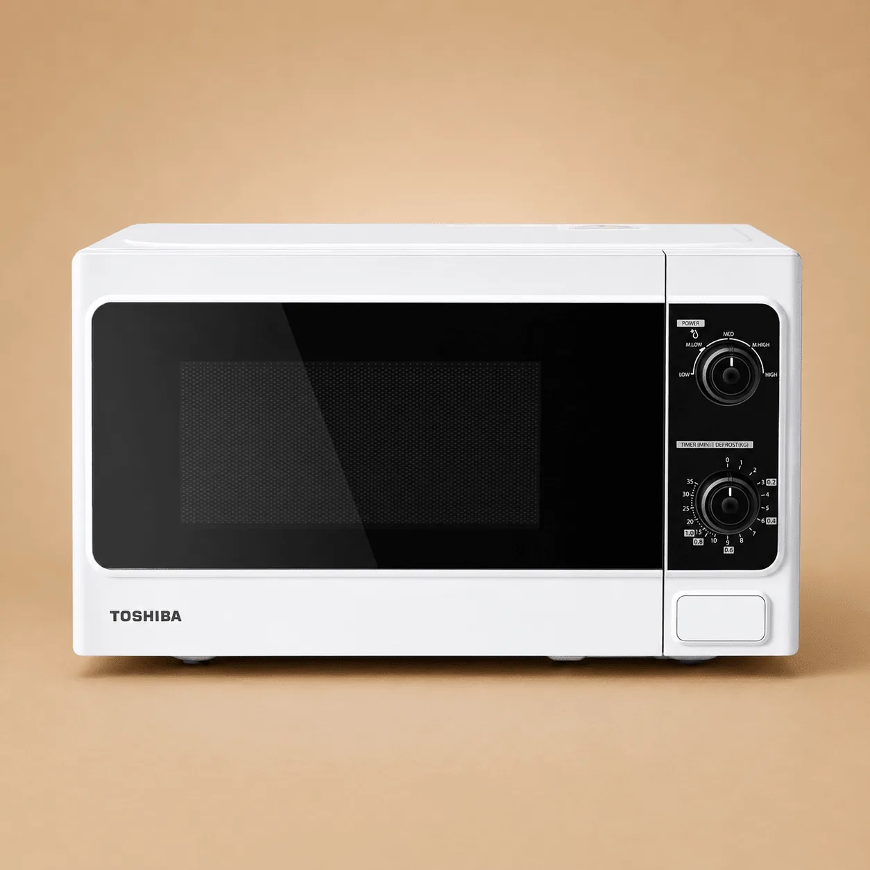 TOSHIBA 20L Solo Microwave - White: the shop's own photo