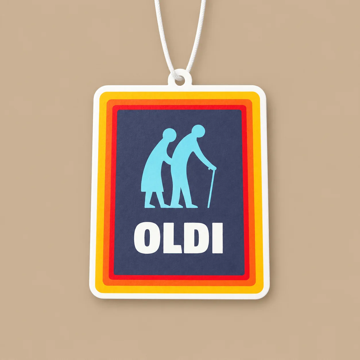 OLD! Funny Hanging Car Air Freshener: the shop's own photo