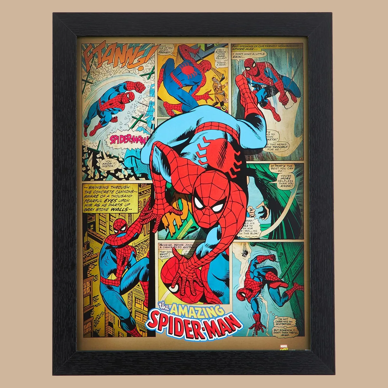Amazing Spider-Man Framed Print: the shop's own photo