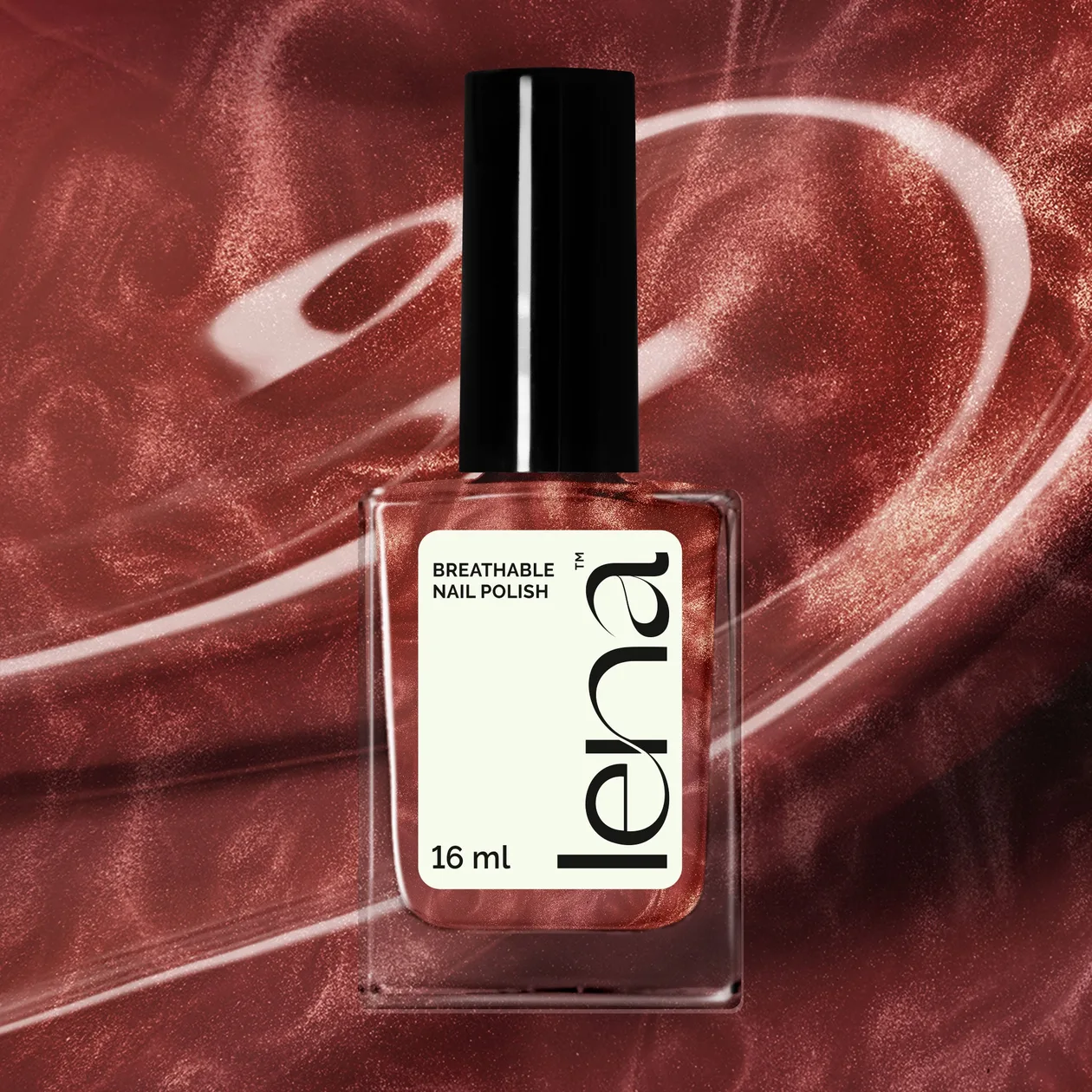 LENA Breathable Holographic Nail Polish - Shisha All Night - LE254: the shop's own photo