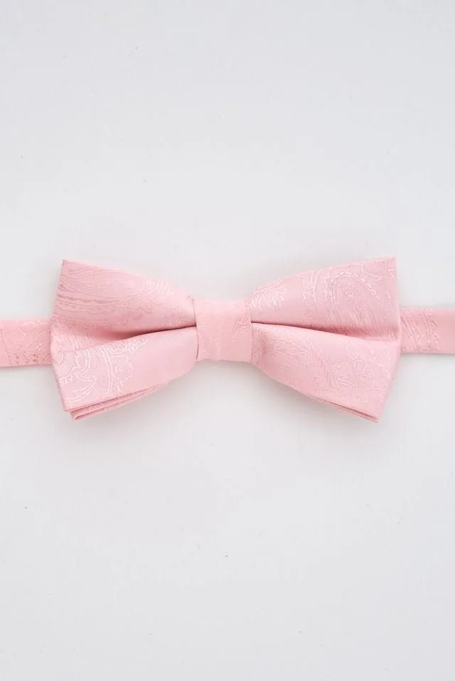 Junior Pink Paisley Bow Tie: the shop's own photo