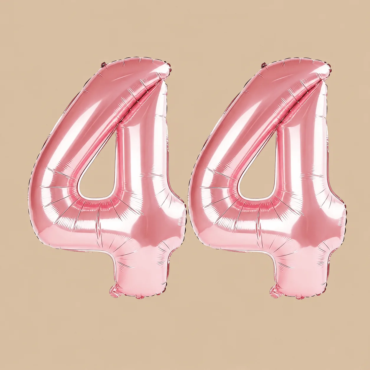 44th Birthday Jewelry Pink Number Balloons: the shop's own photo