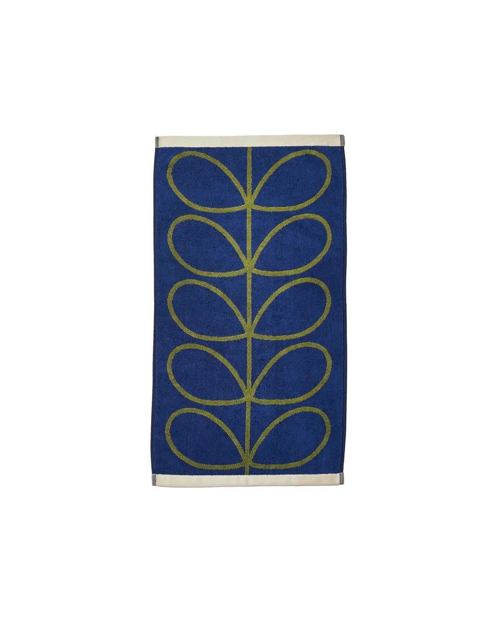 Orla Kiely Linear Stem Navy-Olive Towels - 100x150cm: the shop's own photo