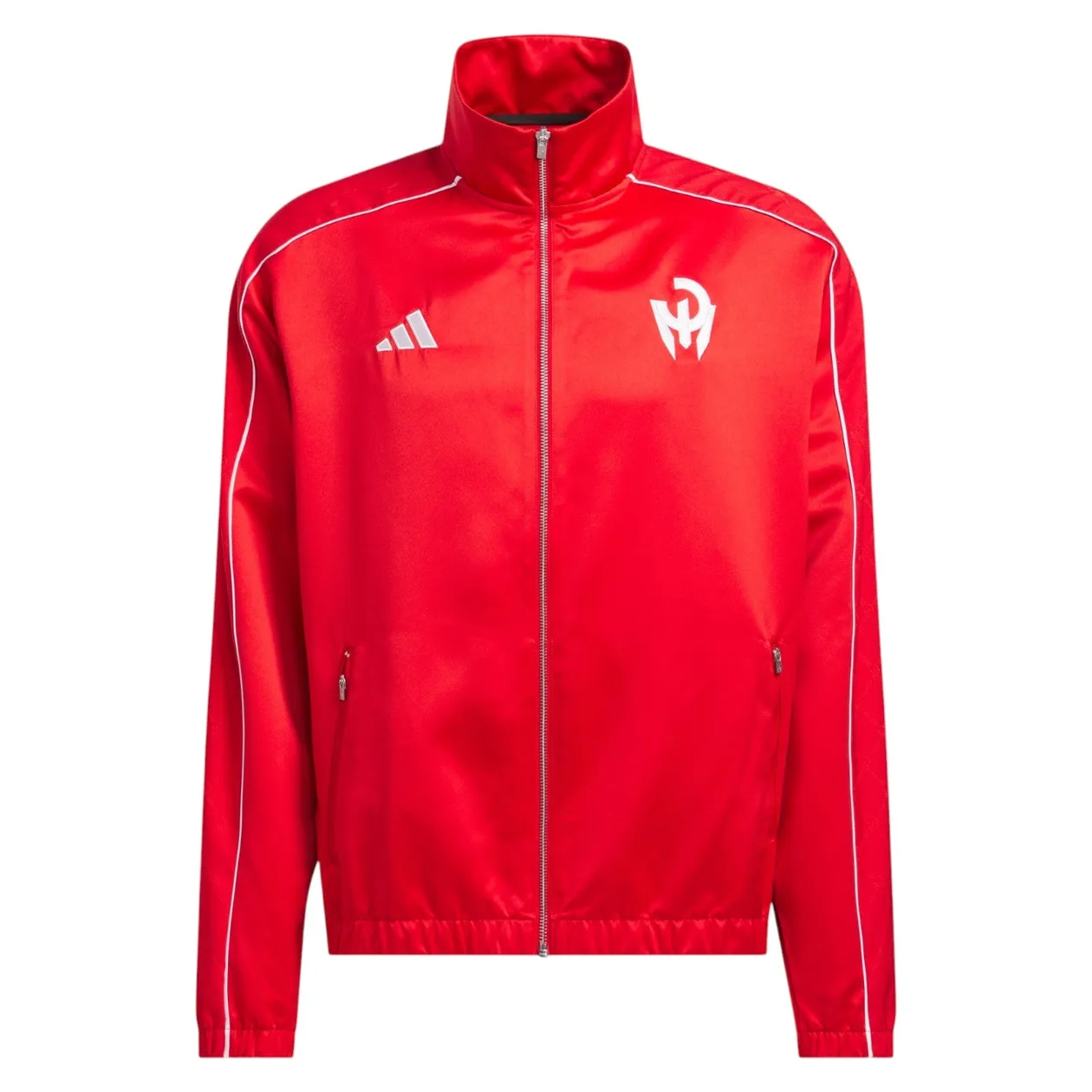adidas Patrick Mahomes Satin Track Top - Team Collegiate Red | Size: 2XL: the shop's own photo