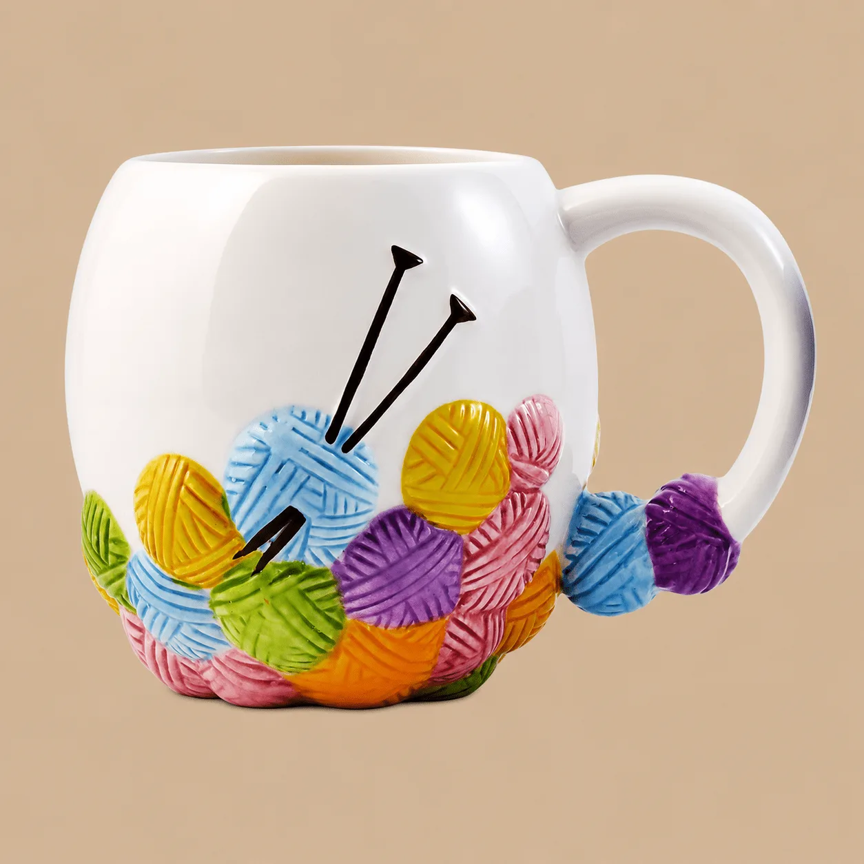 Sew Thirsty Knitting Novelty Mug: the shop's own photo