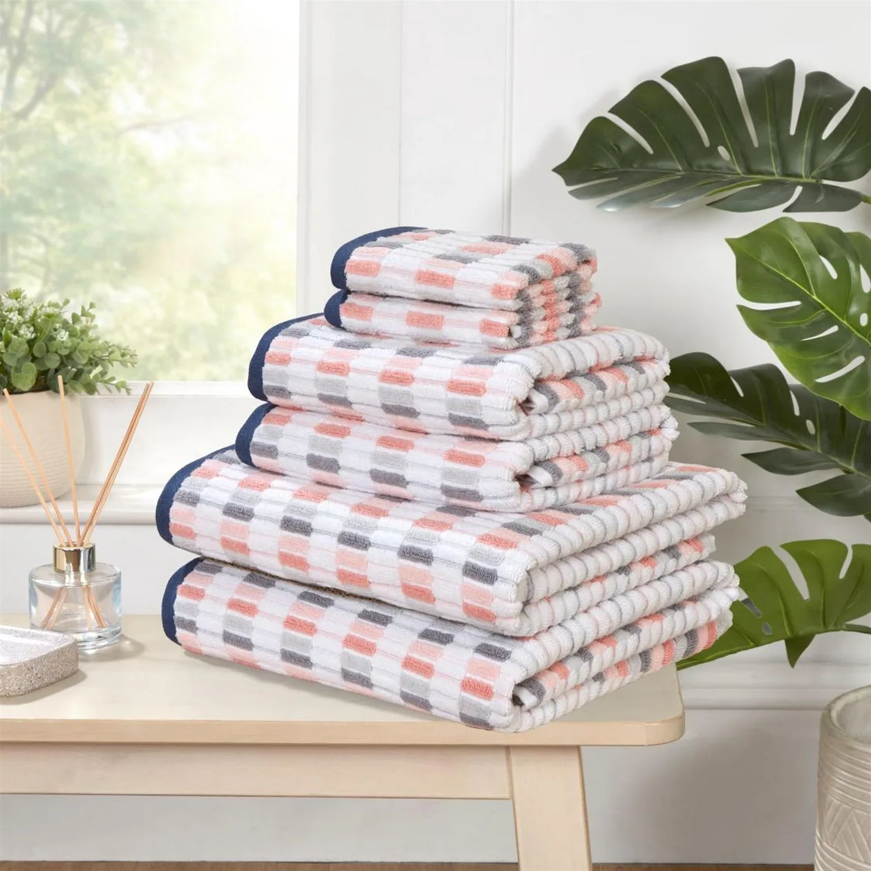 Santa Cruz 6pc Towel Bale - Blush: the shop's own photo