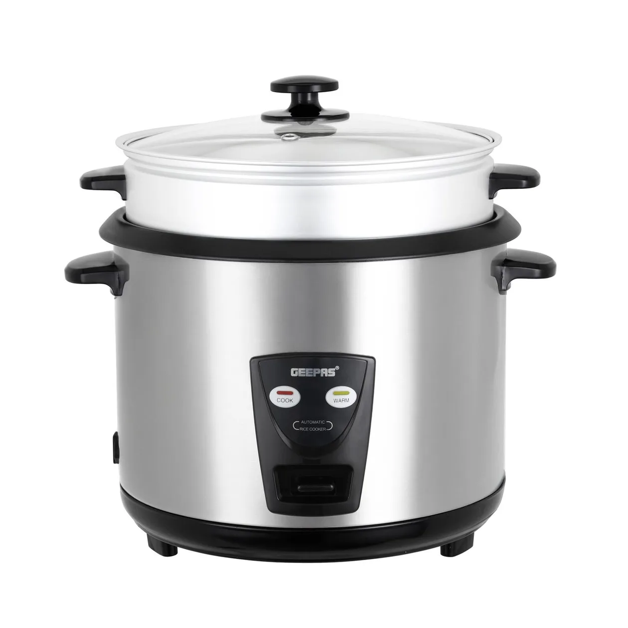 1.8L Non-Stick Stainless Steel Rice Cooker and Steamer 700W: the shop's own photo