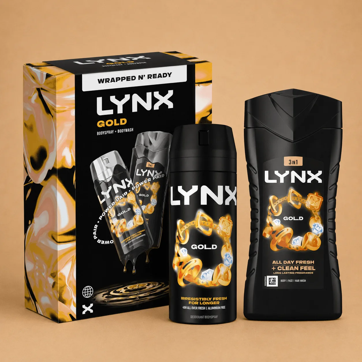 Lynx Gold Duo Set: the shop's own photo