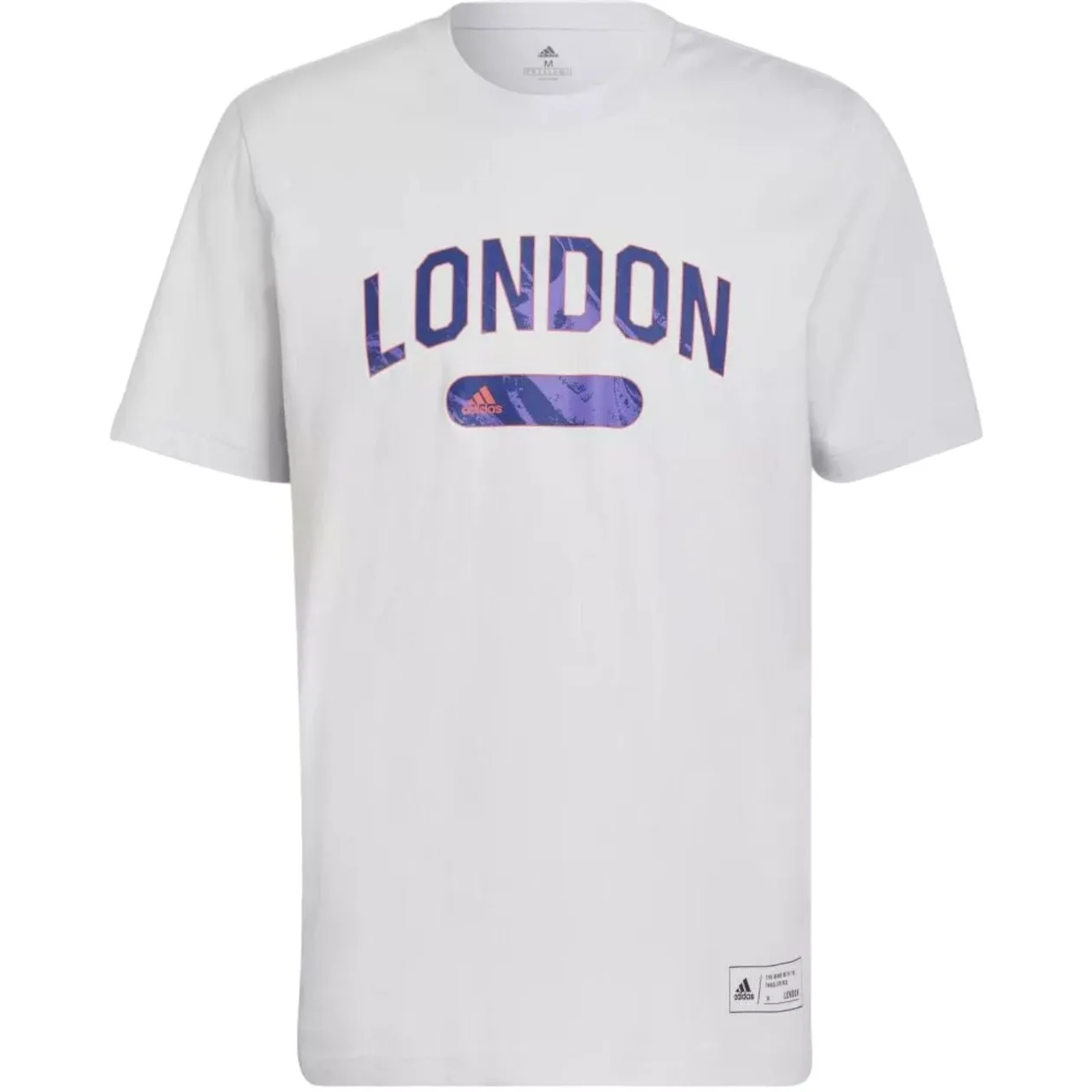 adidas London Graphic Tee - Grey | Size: S: the shop's own photo