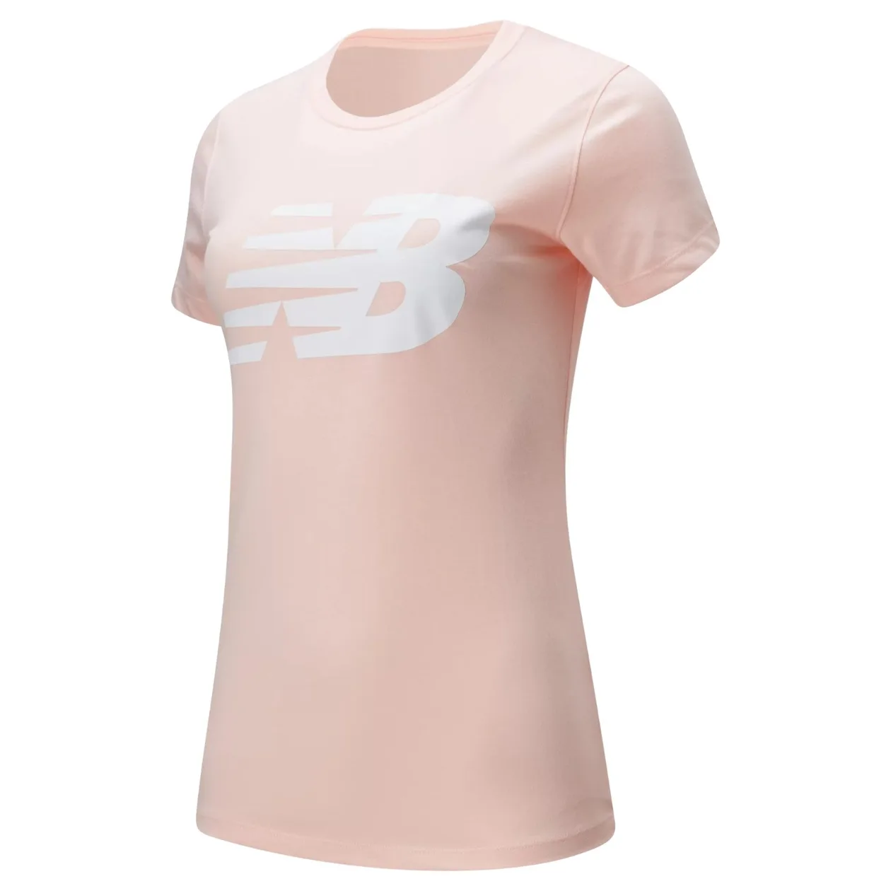 New Balance Womens Casual Sports Short Sleeve Tee - Pink | Size: S: the shop's own photo
