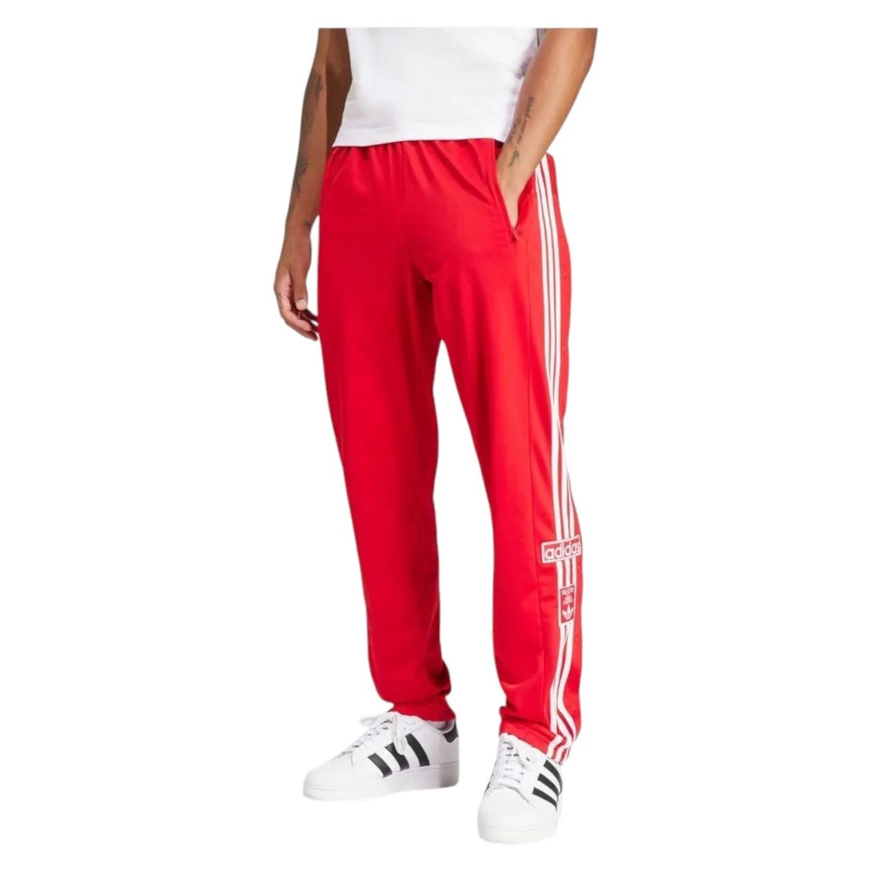 adidas Originals Adicolor Classics Adibreak Tracksuit Bottoms - Red | Size: XS: the shop's own photo