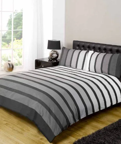 Soho Duvet Cover Set - Black / Double: the shop's own photo