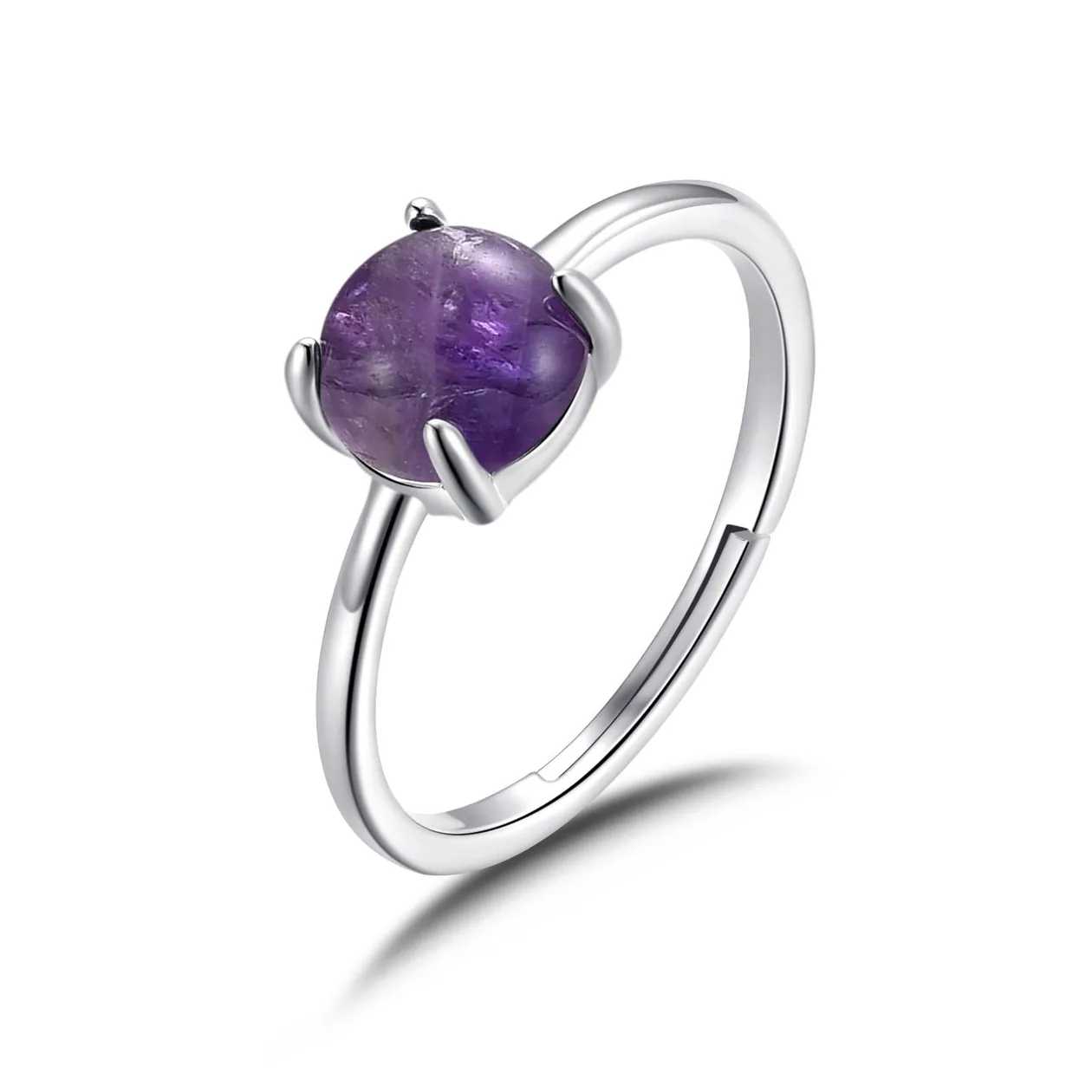 Amethyst Adjustable Ring: the shop's own photo