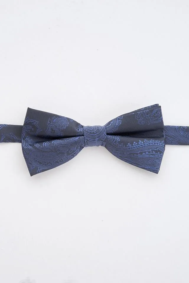 Junior Midnight Blue Paisley Bow Tie: the shop's own photo