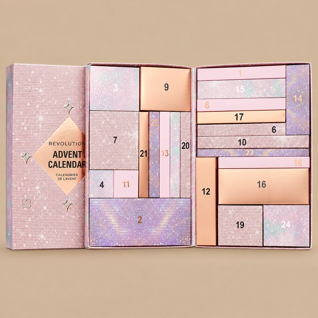 Revolution Beauty Holiday Beauty Advent Calendar: the shop's own photo