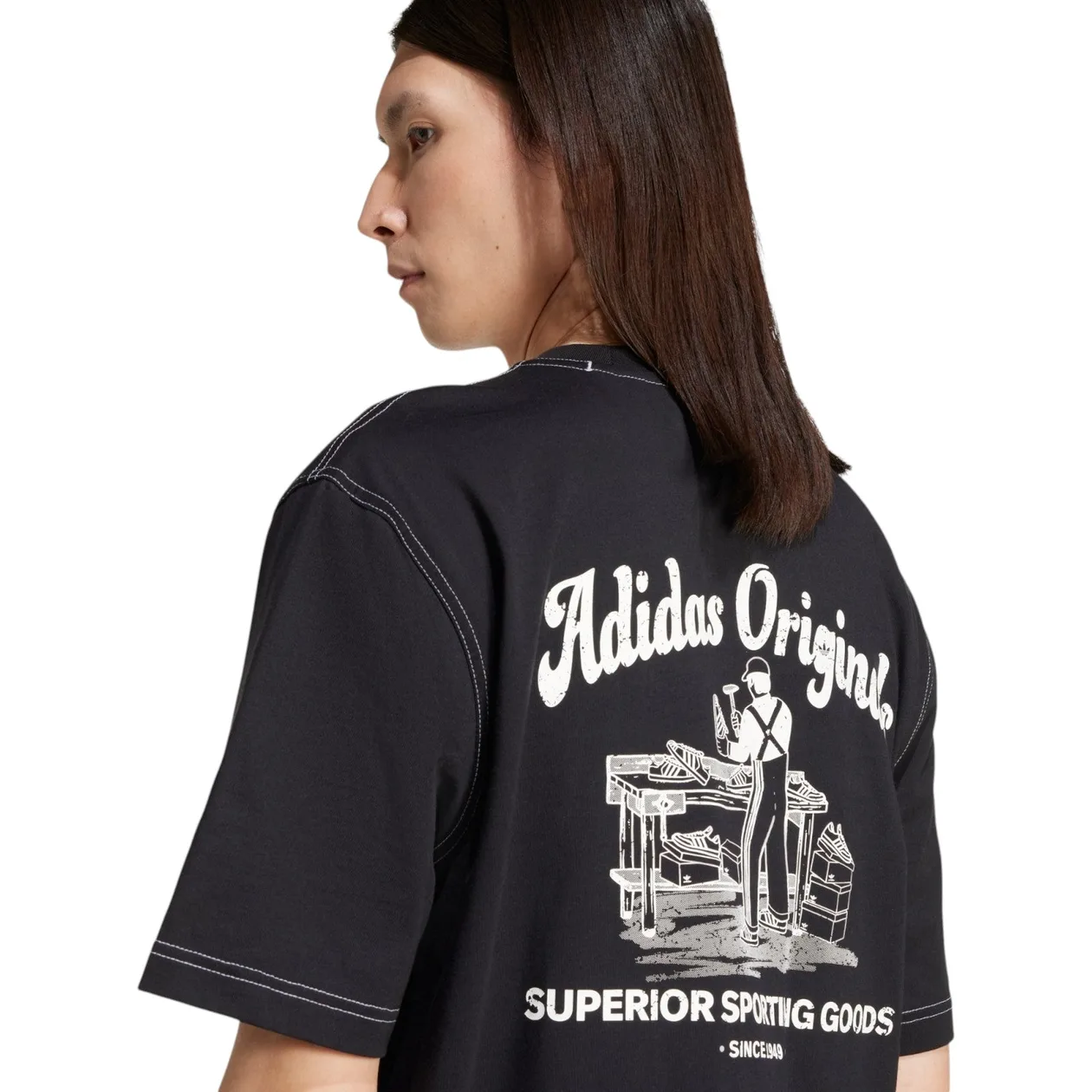 adidas Originals Wabash Tee - Black | Size: XS: the shop's own photo