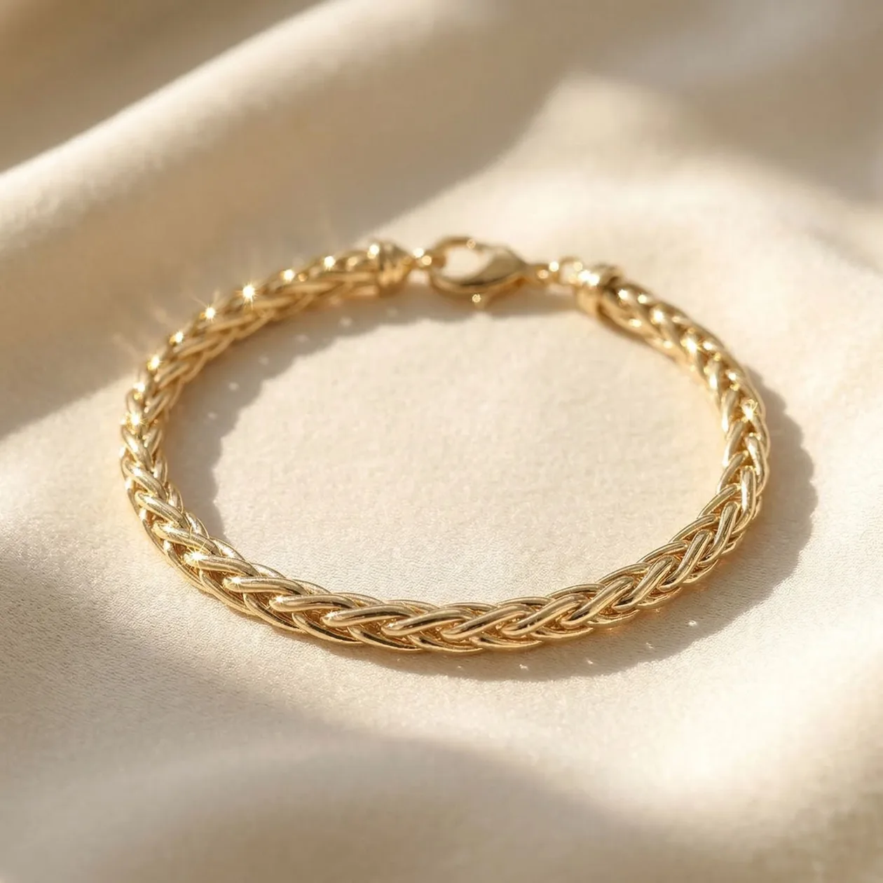 Interwoven Majesty Gold Plated Bold Statement Bracelet Luxe: the shop's own photo