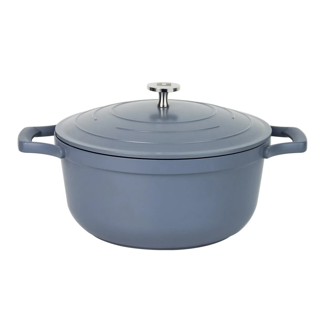 20cm Blue Die-Cast Casserole Pot with Lid Ceramic-Coated Cookware 2.5L: the shop's own photo