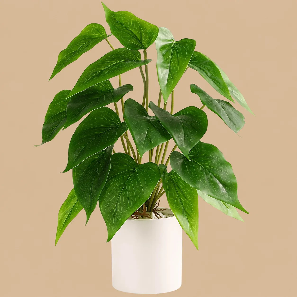 Artificial Pothos Plant with Ceramic Pot: the shop's own photo