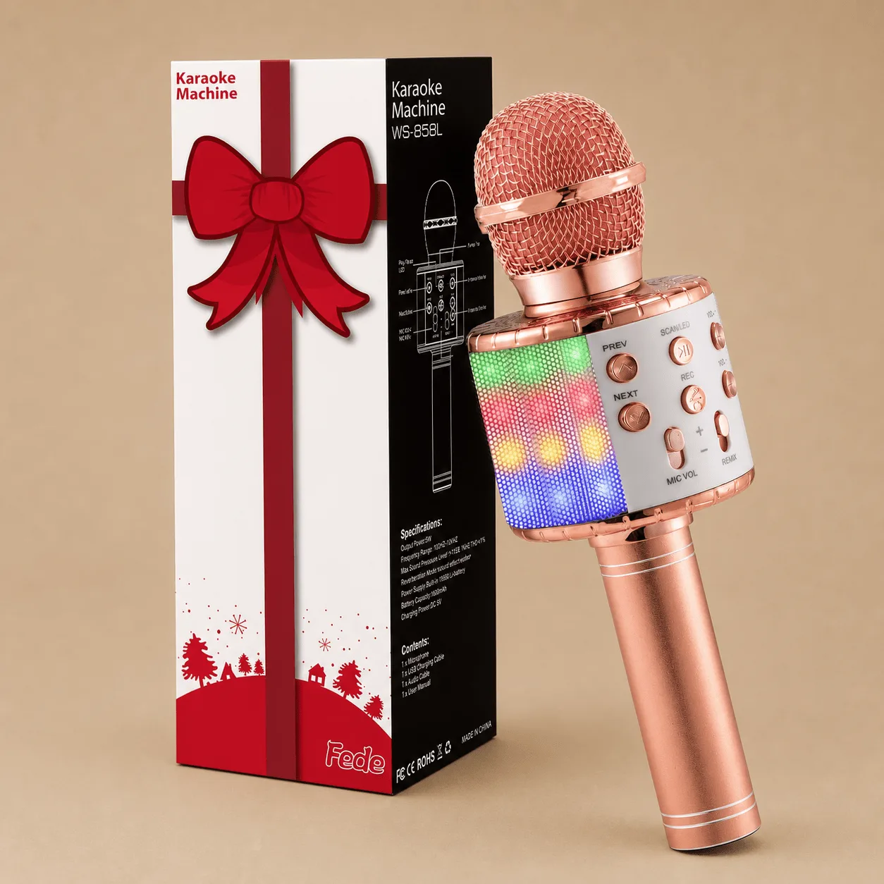 Fede Bluetooth Microphone Speaker: the shop's own photo
