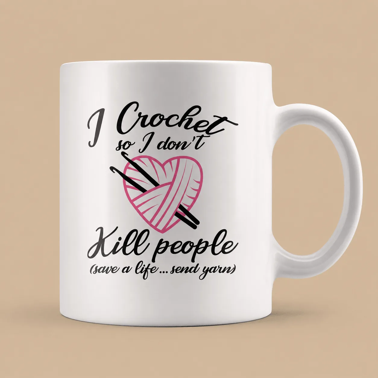 "I Crochet" Mug: the shop's own photo