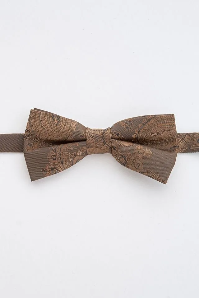 Junior Chocolate Paisley Bow Tie: the shop's own photo