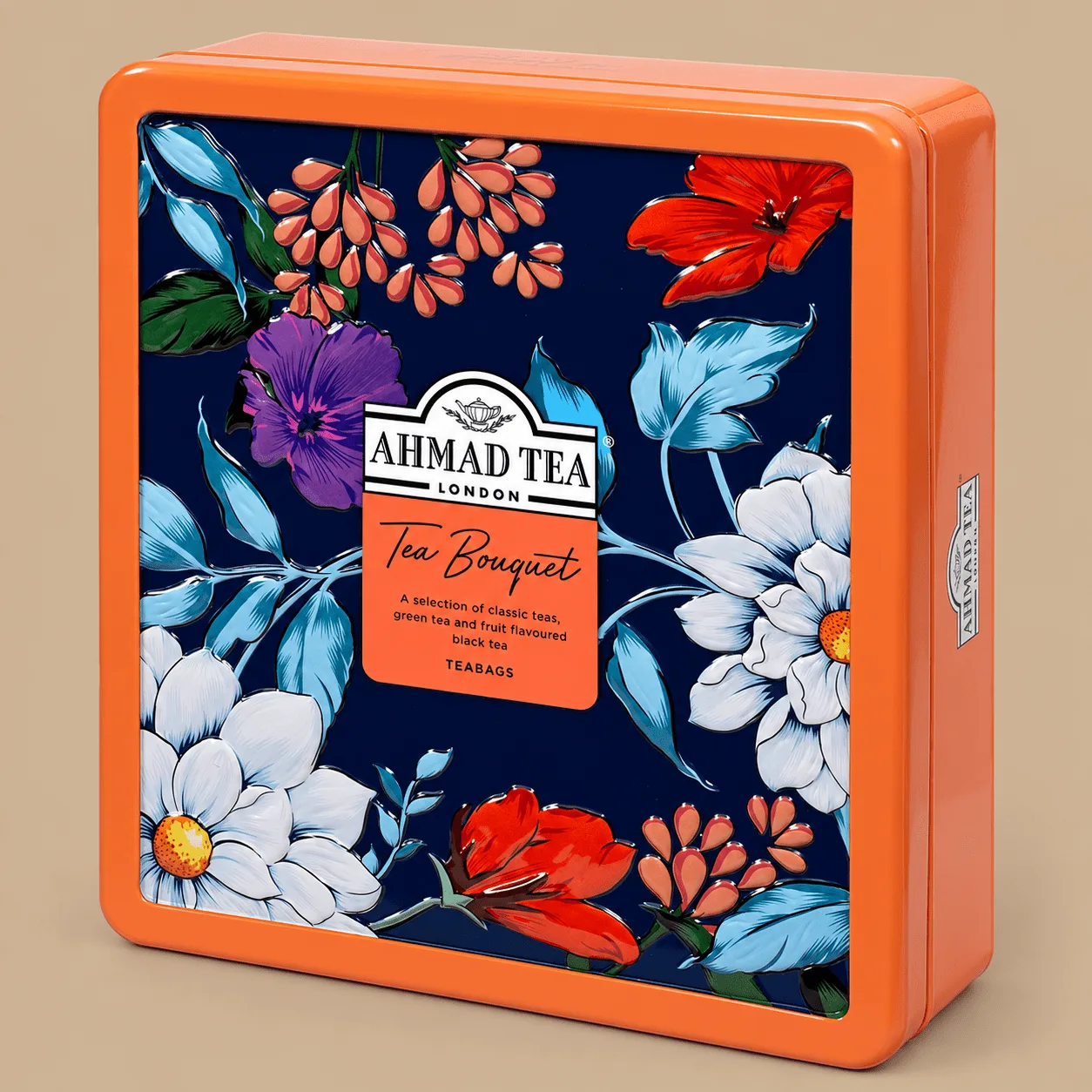 Ahmad Tea Bouquet Caddy with Black Tea & Green Tea 32s: the shop's own photo