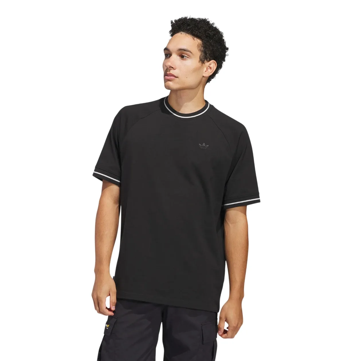 adidas Originals Unisex Premiere T-Shirt - Black | Size: S: the shop's own photo