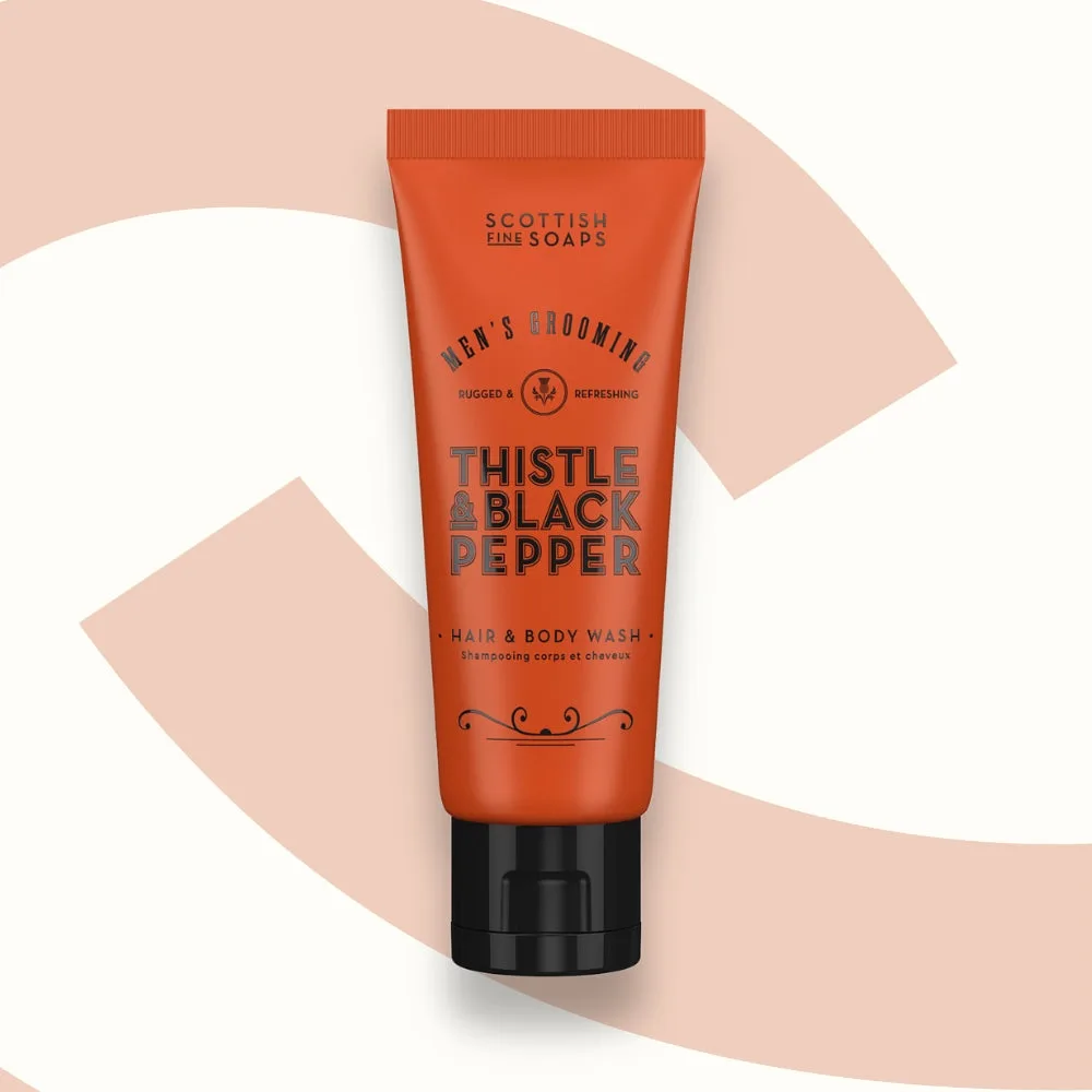Thistle & Black Pepper Hair & Body Wash 75ml: the shop's own photo