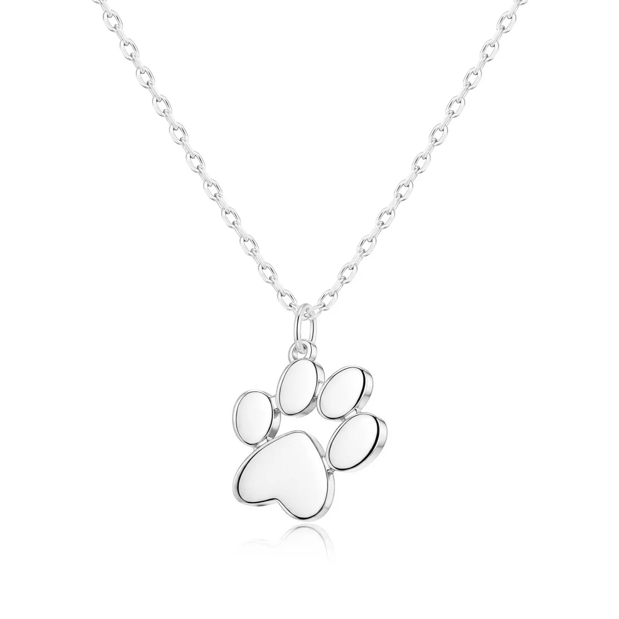 Silver Plated Cat Paw Necklace: the shop's own photo