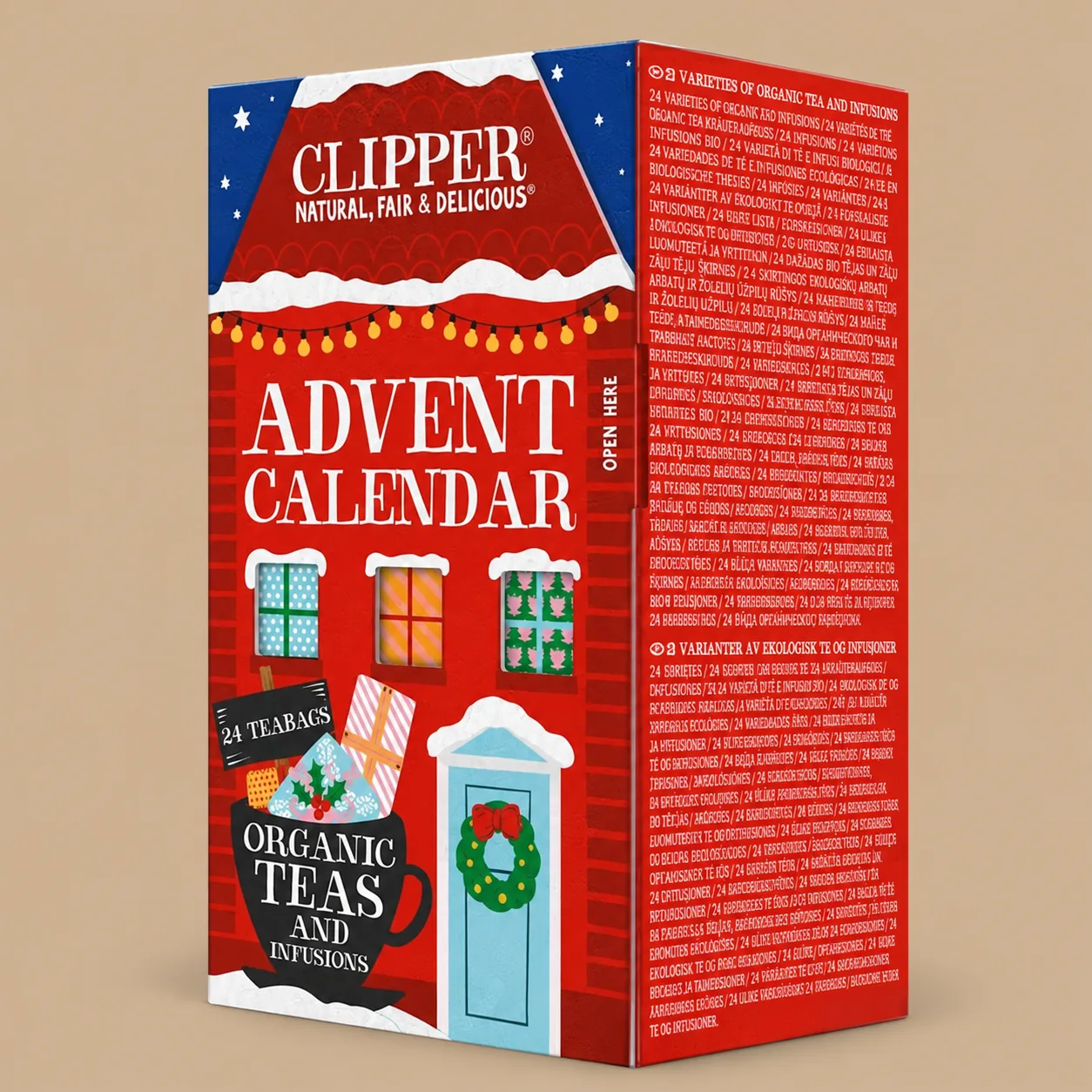 Clipper Organic Tea Advent Calendar: the shop's own photo