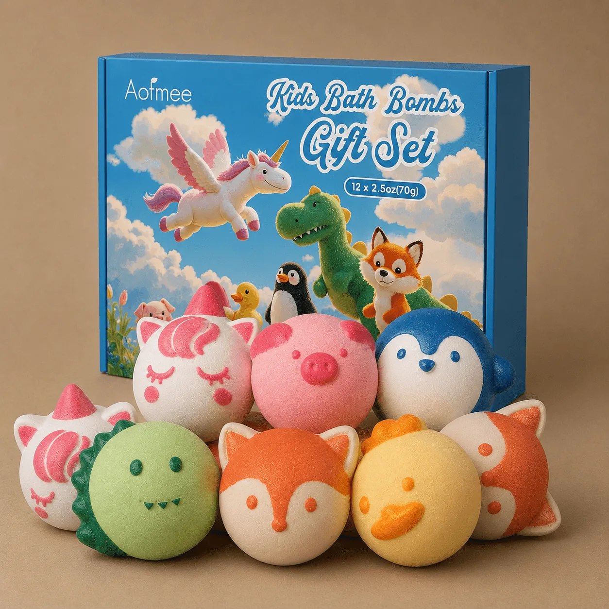 Aofmee Kids Bath Bombs: the shop's own photo