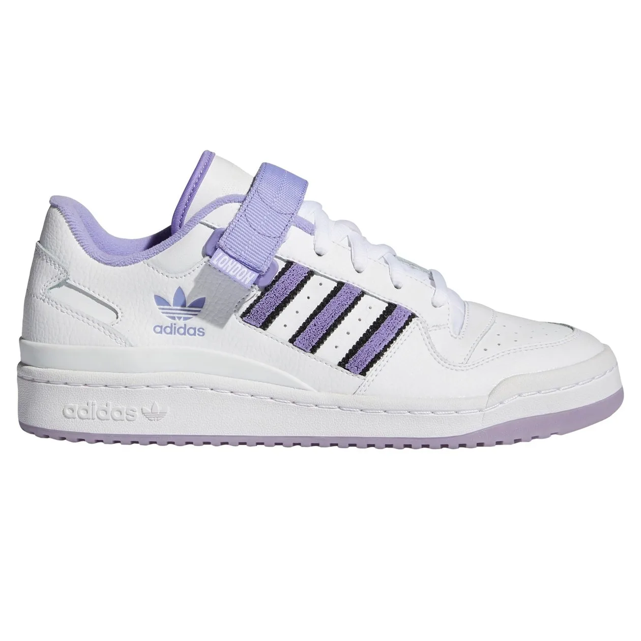 adidas Originals Womens Forum Low City Shoes - White/Purple: the shop's own photo