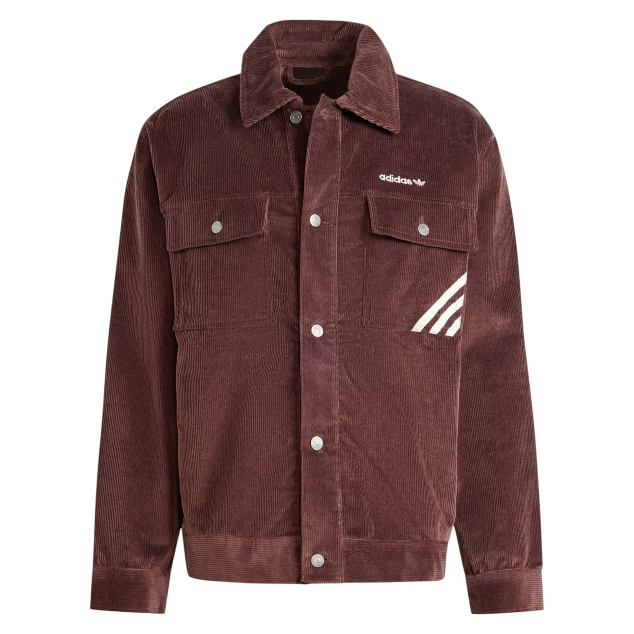 adidas Originals Men's Corduroy Coach Jacket - Brown | Size: 2XL: the shop's own photo