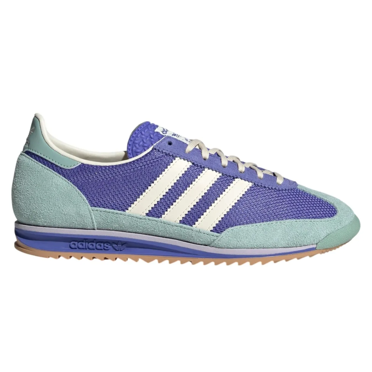adidas Originals Womens SL 72 OG Shoes - Purple / Green | Size: 4: the shop's own photo