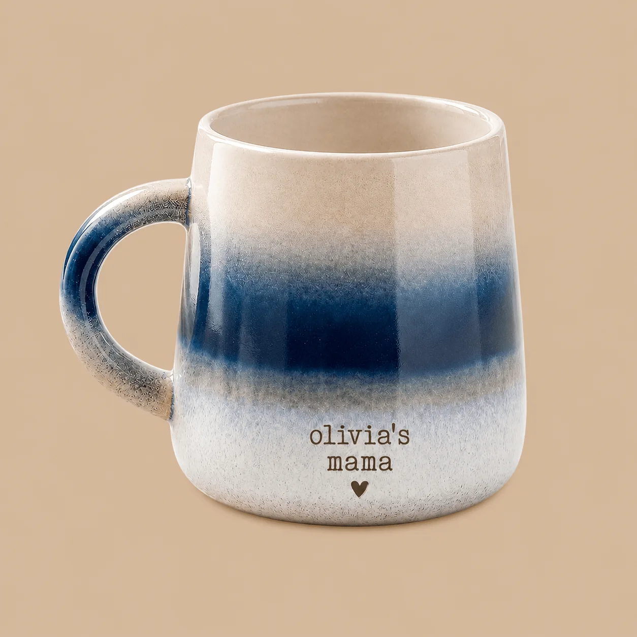 Personalised Dusk Gradient Name Mug: the shop's own photo