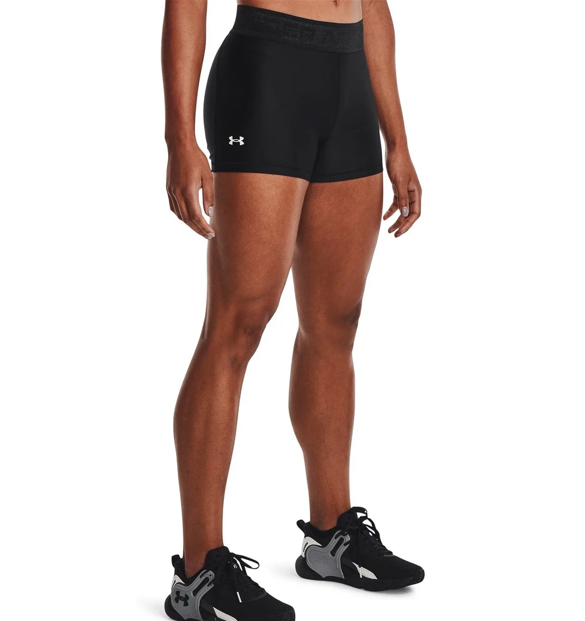Under Armour Women's HeatGear Mesh Shorts - Black | Size: S: the shop's own photo