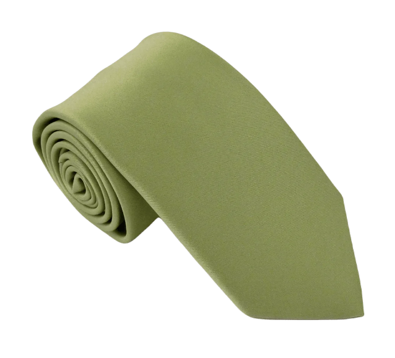 Fern Green Satin Wedding Tie: the shop's own photo