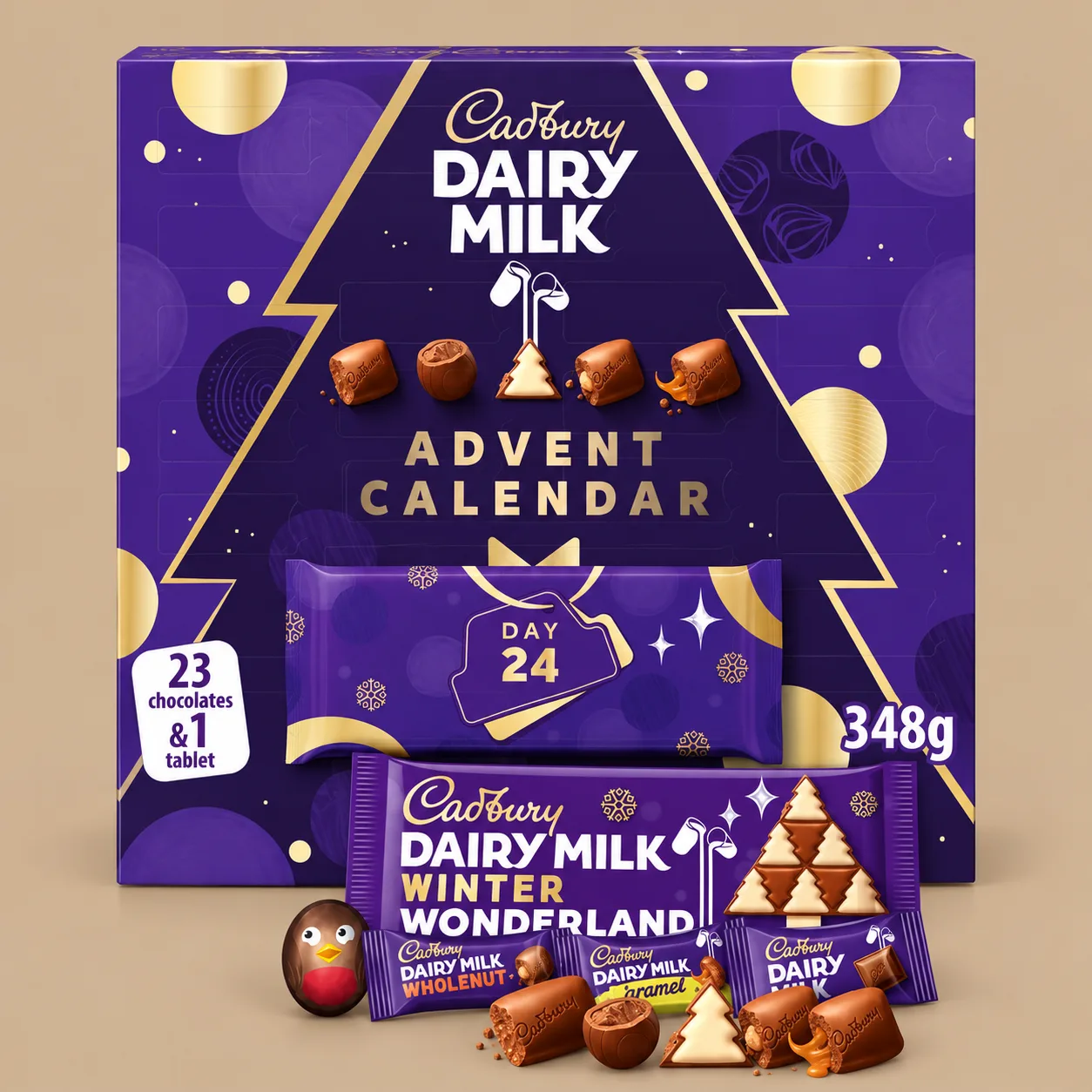 Cadbury Festive Chocolate Advent Calendar: the shop's own photo