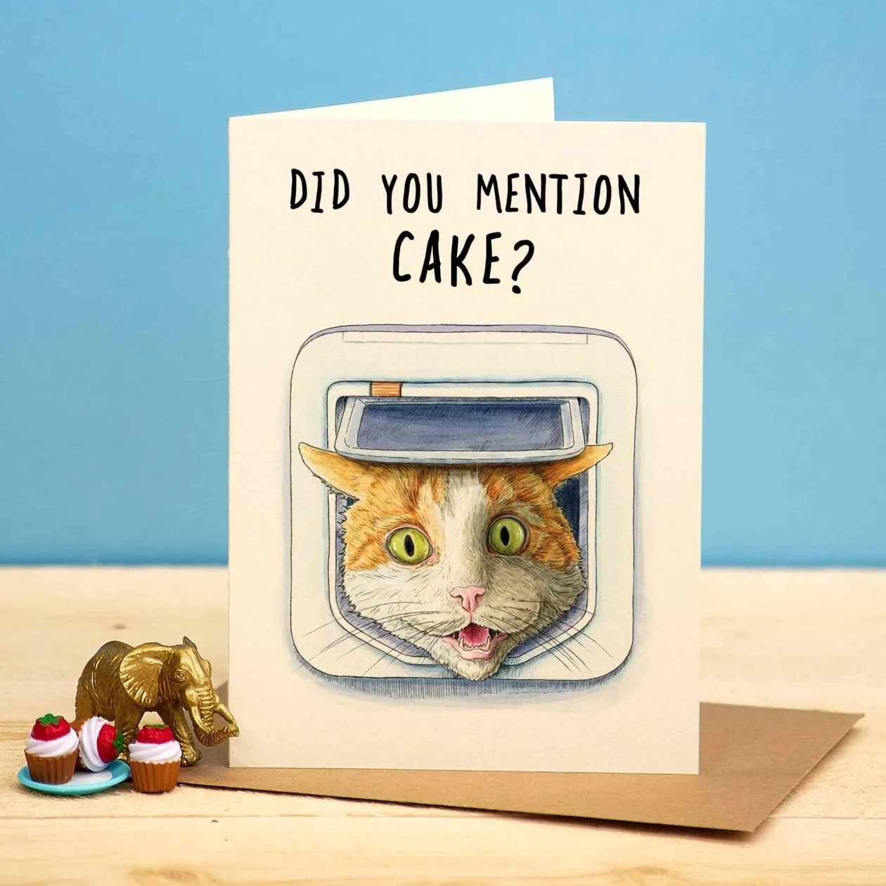 Cat Themed Birthday Card: the shop's own photo