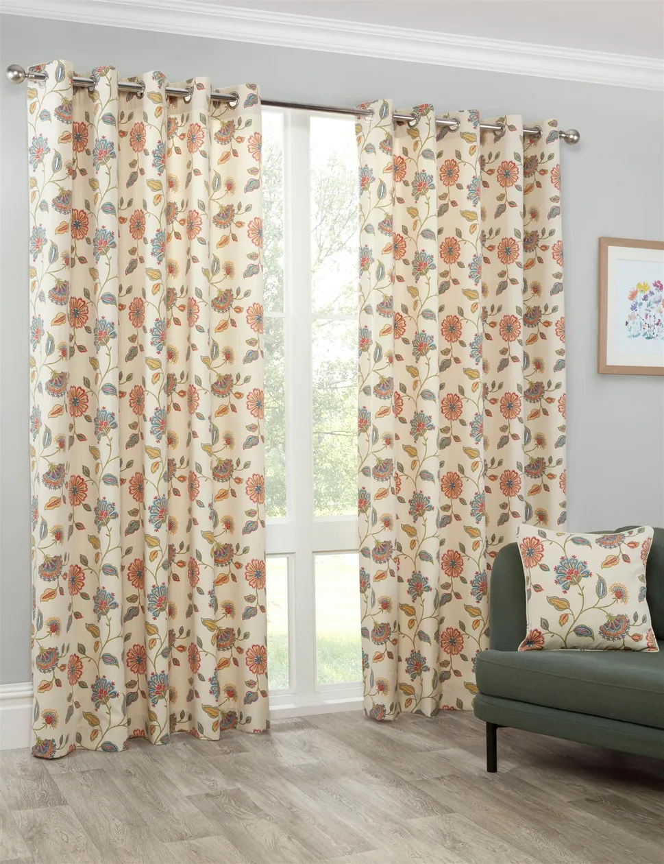 Shelley Multi Eyelet Curtains - 90" x 90": the shop's own photo