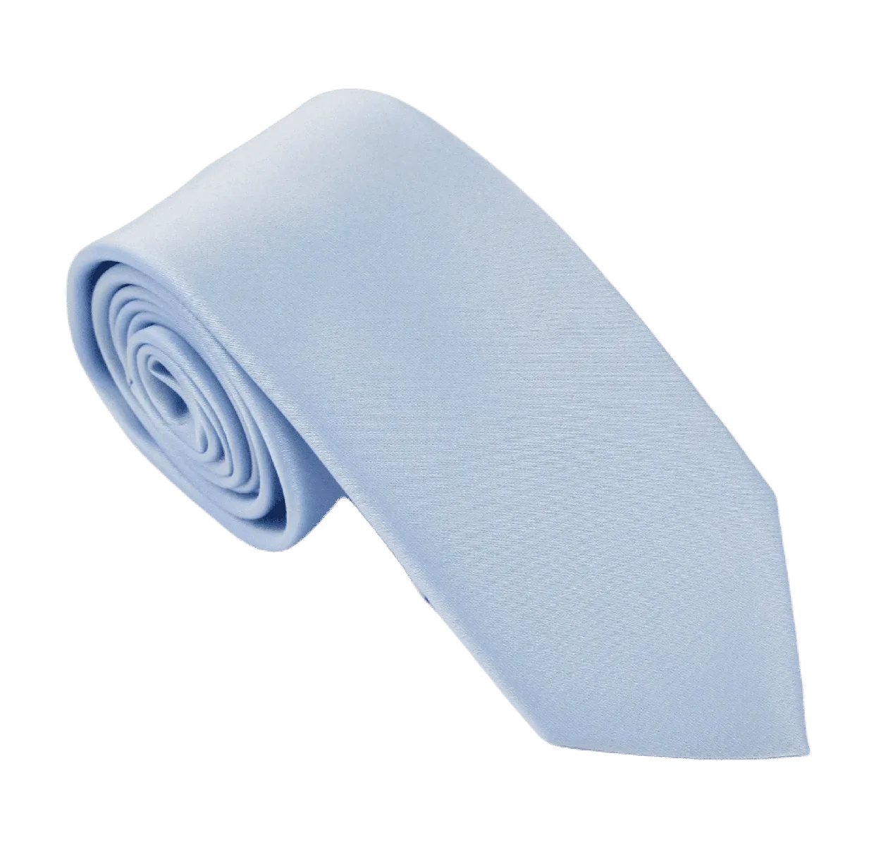 Sky Blue Satin Wedding Tie: the shop's own photo