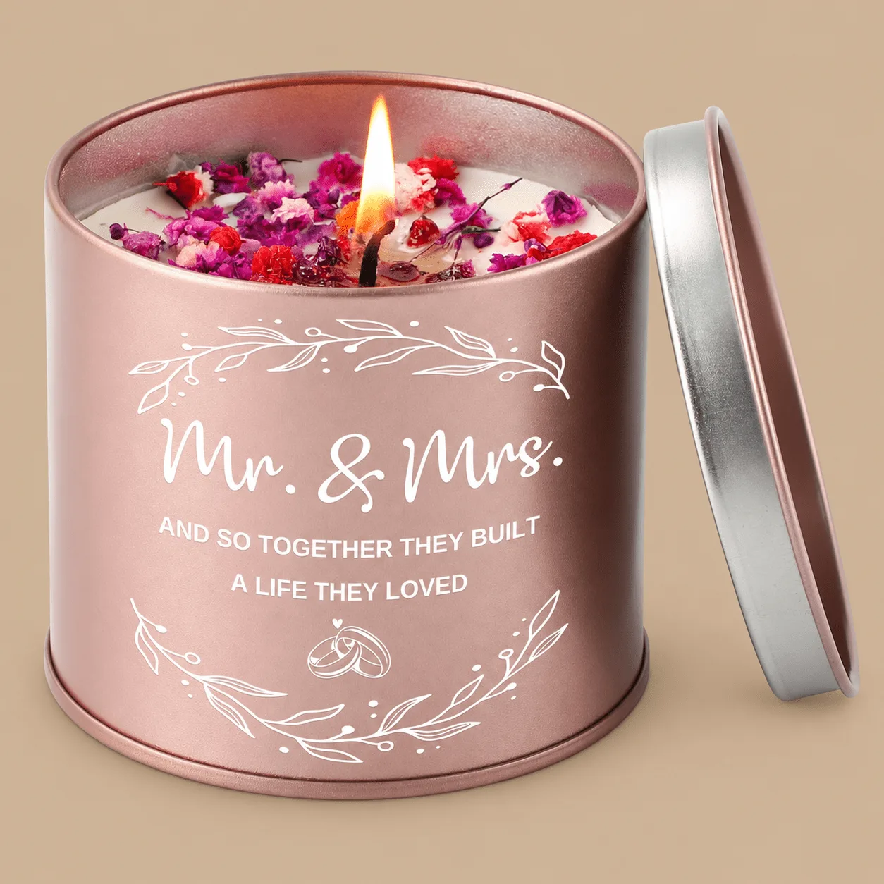 Mr & Mrs Lavender Scented Candle: the shop's own photo