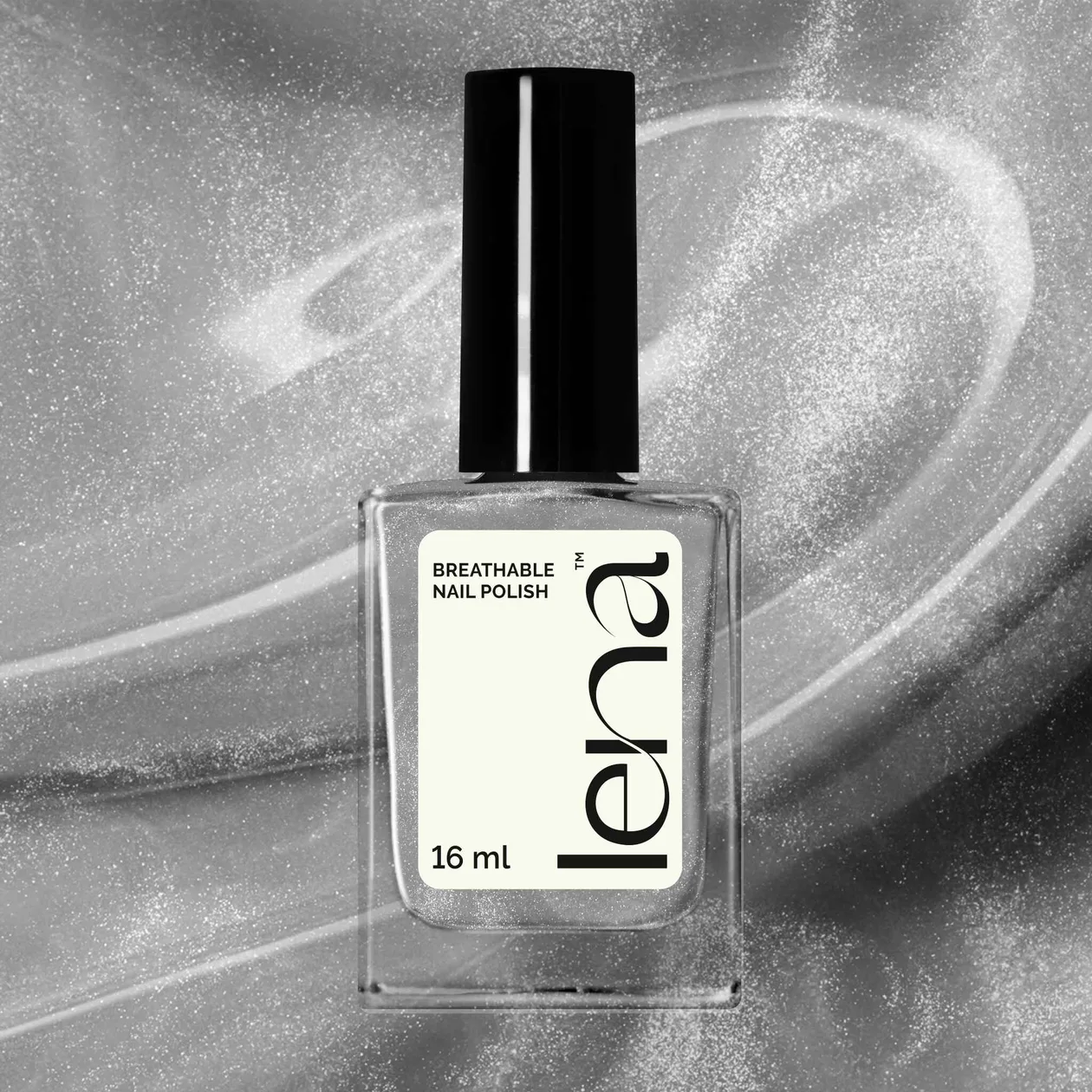 LENA Breathable Nail Polish - Silver Wear - LE74: the shop's own photo